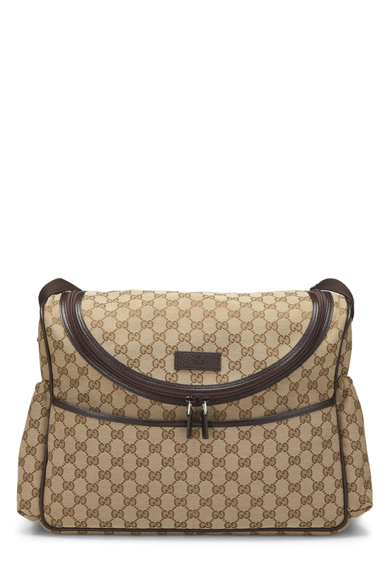 Original GG Canvas Diaper Bag, , large image number 0