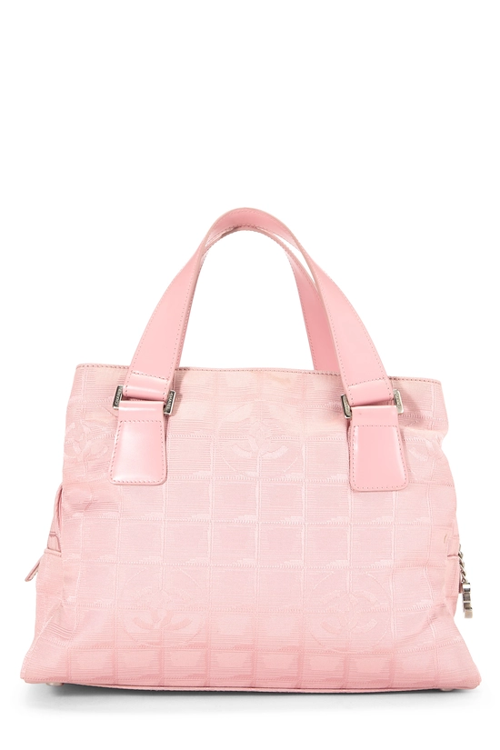 Pink Nylon Travel Line Handbag, , large image number 3