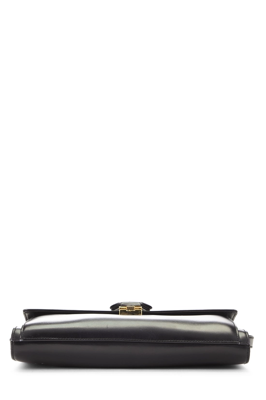 Black Leather Shoulder Bag, , large image number 4