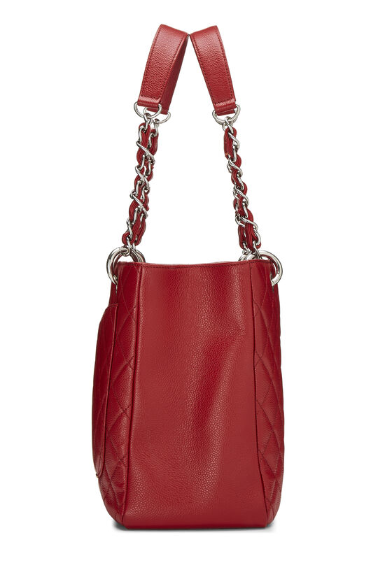 Red Quilted Caviar Grand Shopping Tote (GST)
