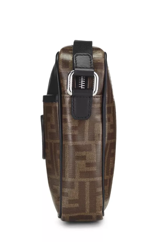 Black & Brown Zucca Coated Canvas Crossbody Bag, , large image number 2