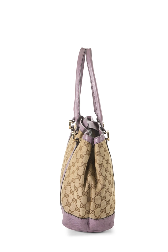 Purple Original GG Canvas Miss GG Tote Large, , large image number 2