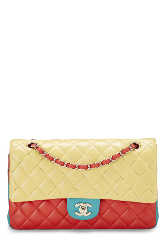 Multicolor Quilted Lambskin Classic Double Flap Medium, , large image number 1