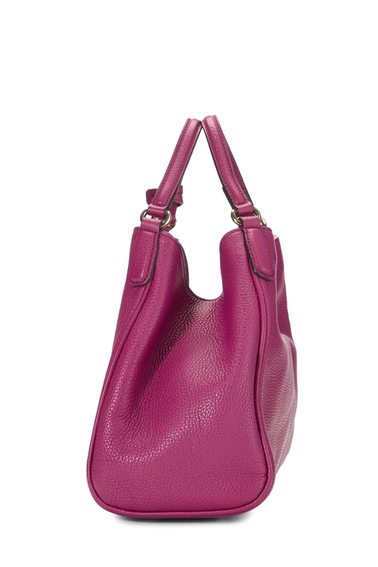 Pink Leather Soho Convertible Shoulder Bag Small, , large image number 2