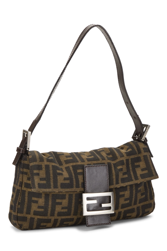 Brown Zucca Canvas Baguette, , large image number 1
