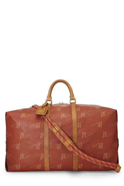Red LV Cup Boston Bag 