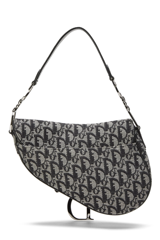 Black Trotter Canvas Saddle Bag, , large image number 3