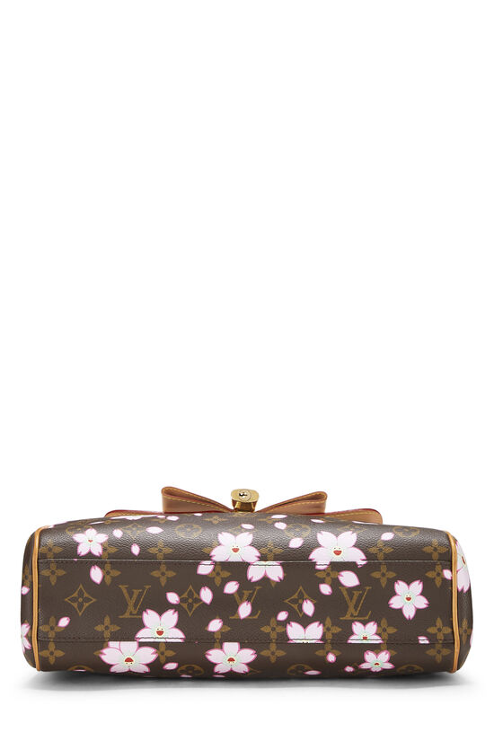 Louis Vuitton Monogram Long Wallet Cherry Blossom Takashi