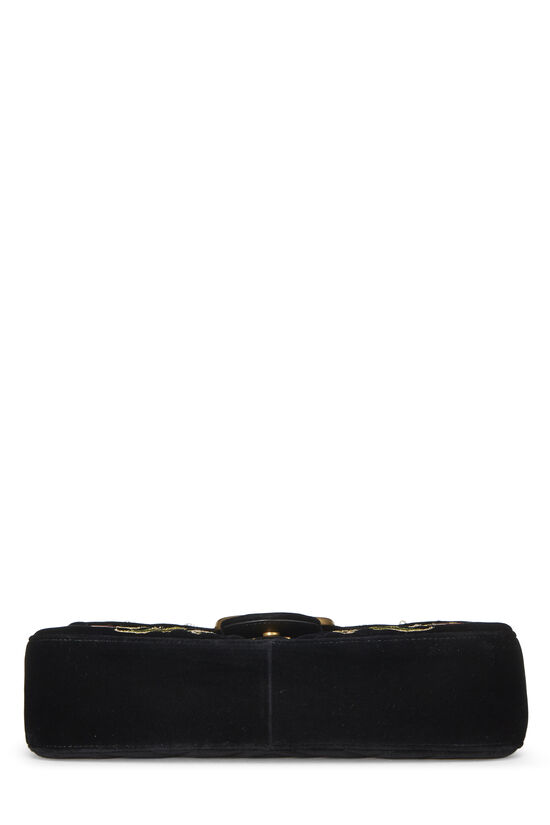 Black Velvet Marmont 'Loved' Shoulder Bag, , large image number 4