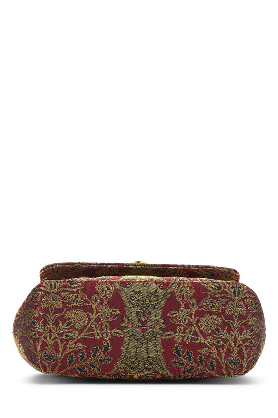 Burgundy Brocade Shoulder Bag Mini, , large image number 4