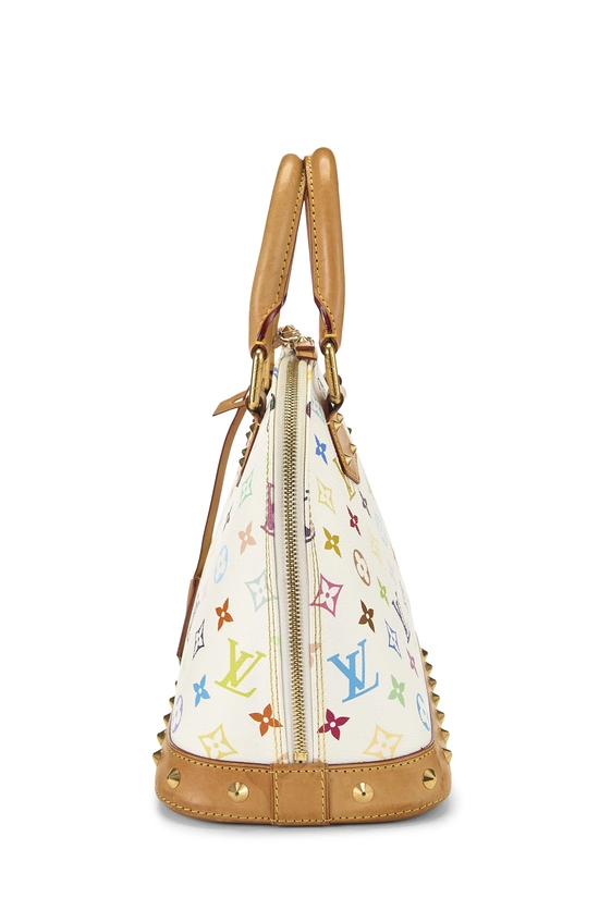 Takashi Murakami x Louis Vuitton White Monogram Multicolore Alma PM NM, , large image number 2