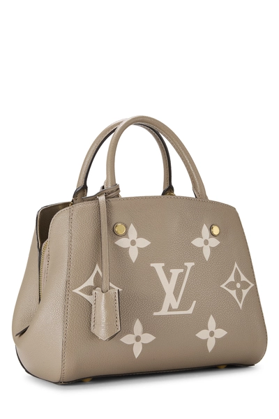 Louis Vuitton Grey Monogram Empreinte Montaigne BB — photo 2