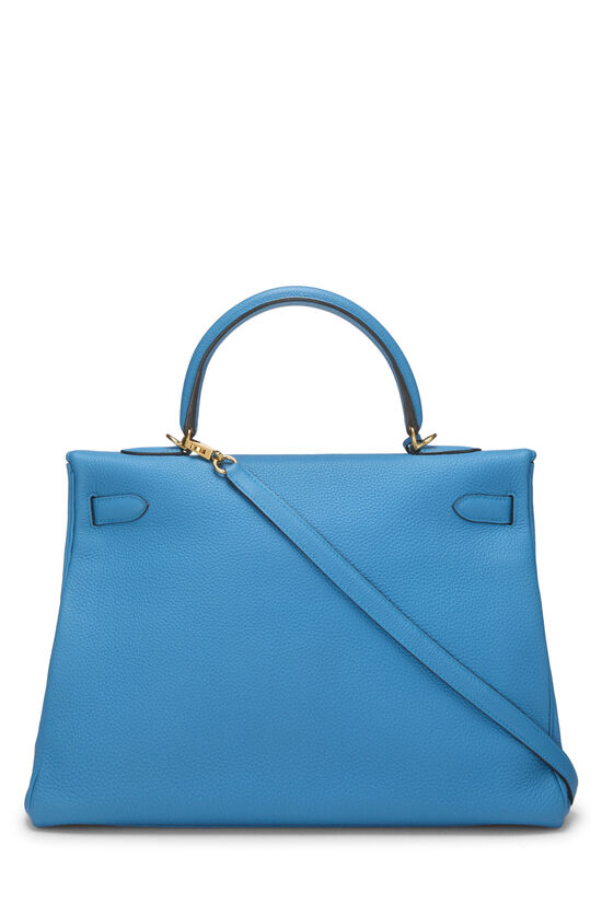 Bleu Zanzibar Togo Kelly Retourne 35, , large image number 3