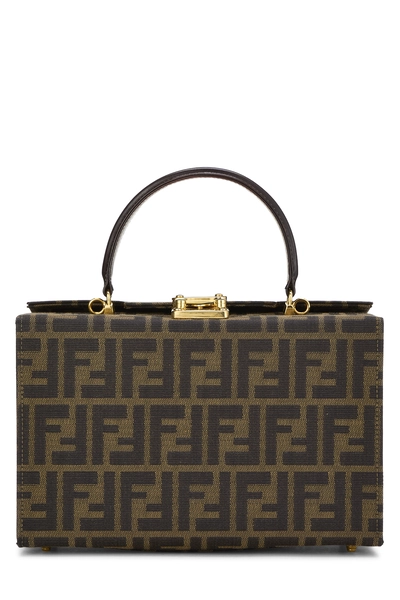 Brown Zucca Canvas Box Vanity