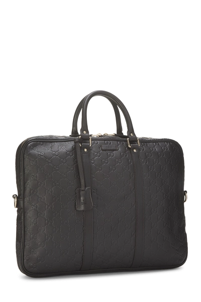 Gucci Brown Guccissima Briefcase — photo 2