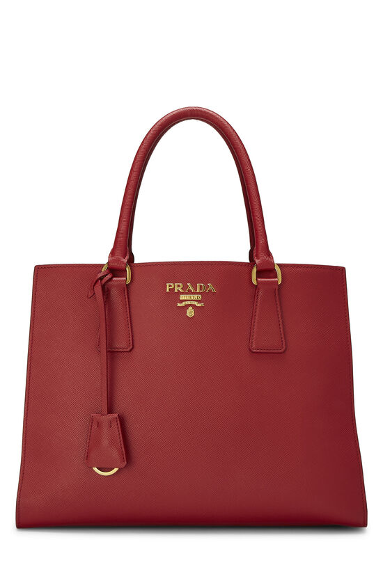 Red Saffiano Convertible Handbag, , large image number 0