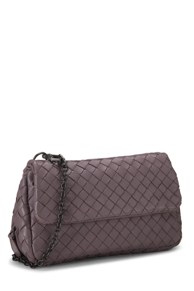 Bottega Veneta Purple Intrecciato Leather Crossbody Small — photo 2