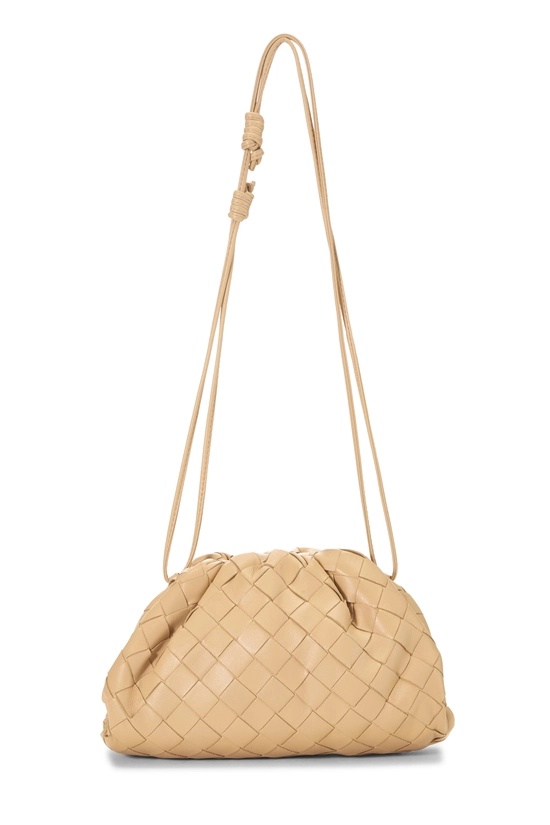 Beige Intrecciato Leather "The Pouch" Mini, , large image number 0