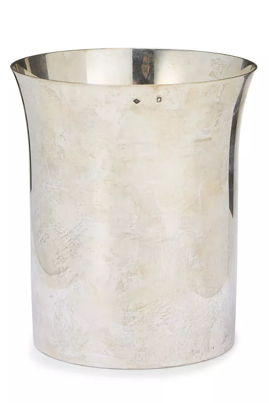 Silver Plated Circular Vase, , large image number 1