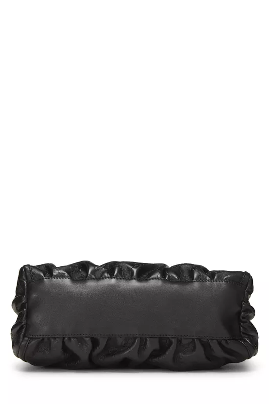 Black Guccissima D-Ring Abbey Shoulder Bag Small, , large image number 4