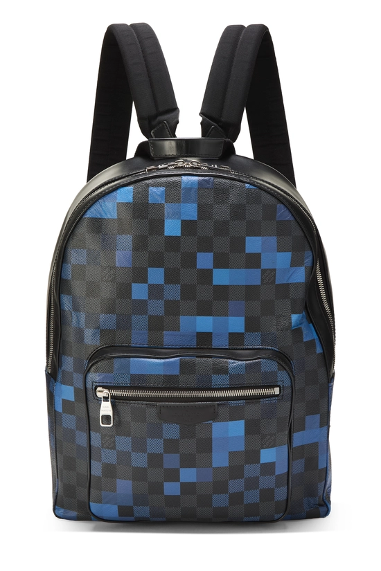 Blue Damier Pixel Josh Backpack, , large image number 0