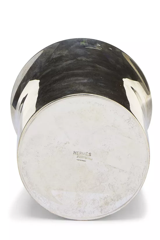 Silver Plated Circular Vase, , large image number 2