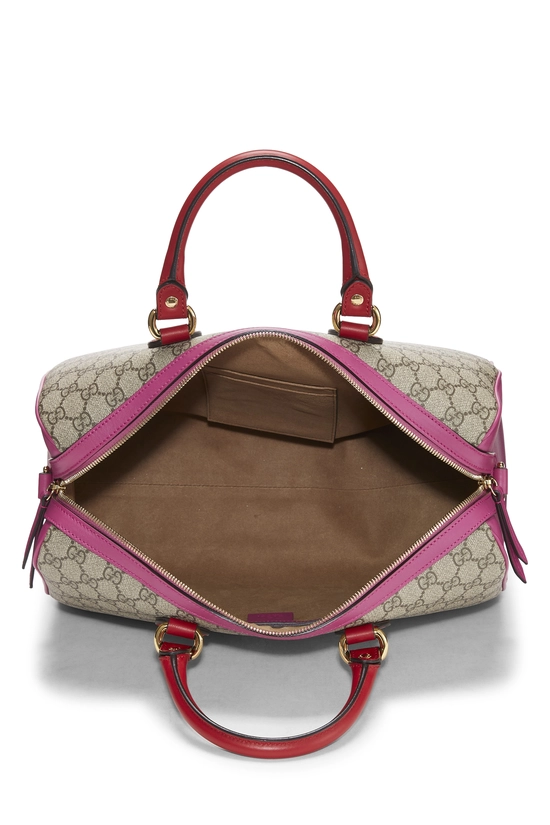 Multicolor GG Supreme Canvas Boston Handbag Small, , large image number 5