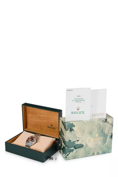 Pink Dial Stainless Steel Datejust 116200 36mm, , large