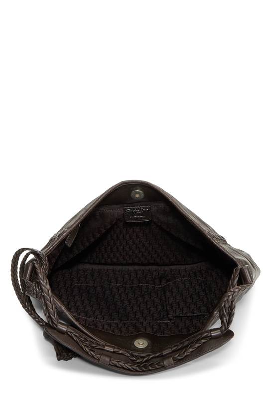 Brown Leather Ethnic Hobo Bag, , large image number 5
