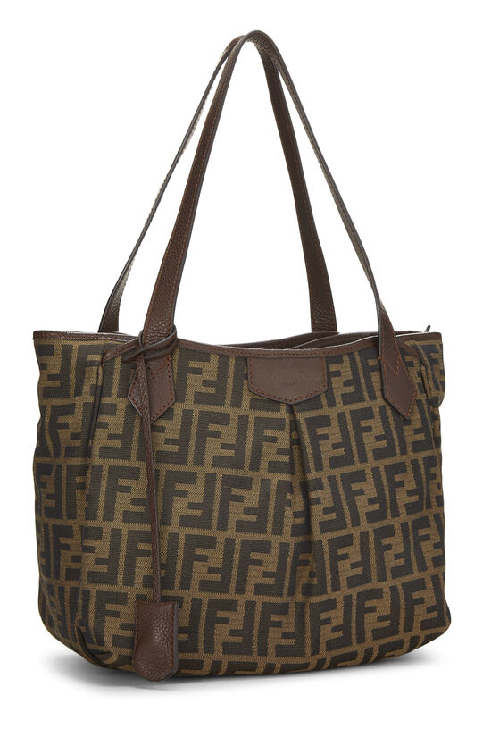 Brown Zucca Canvas Grand Shopping Tote Medium, , large image number 1