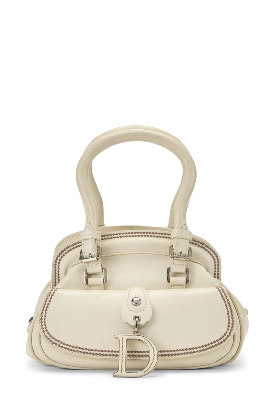 White Calfskin Detective Mini, , large image number 0