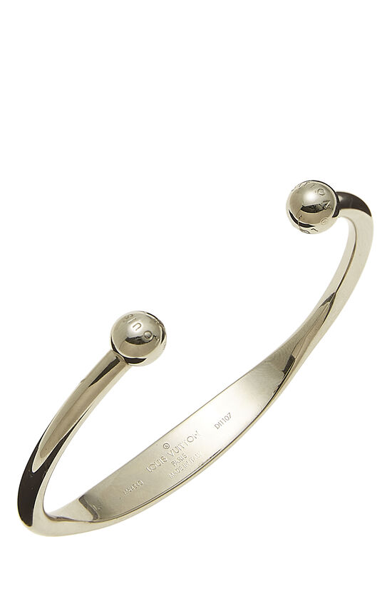 Louis Vuitton Silver Jonc Monogram Bracelet QJJHDS2OVB003