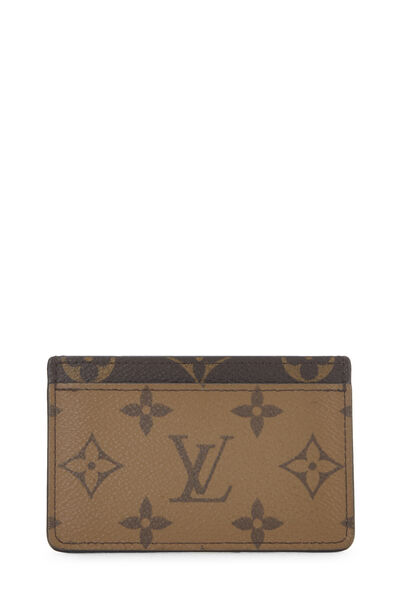 Monogram Reversed Porte Cartes Simple