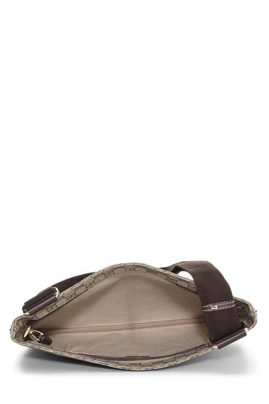 Brown GG Supreme Canvas Flat Messenger, , large image number 5