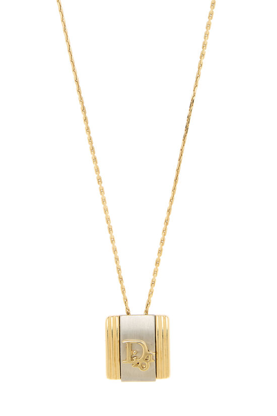 Gold & Silver Logo Necklace, , large image number 1