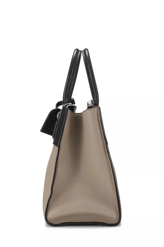 Beige & Black Two-Tone Calfskin City Steamer MM, , large image number 2