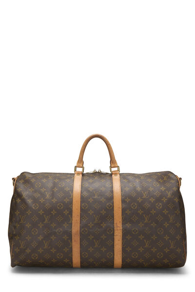 Monogram Canvas Keepall Bandouliere 55