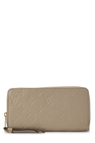 Beige Monogram Empreinte Zippy Continental Wallet