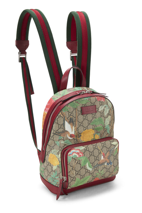 Red GG Supreme Canvas Tian Eden Backpack Small, , large image number 1