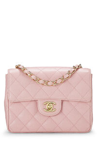 Chanel - Pink Calfskin Pure Classic Double Flap Medium