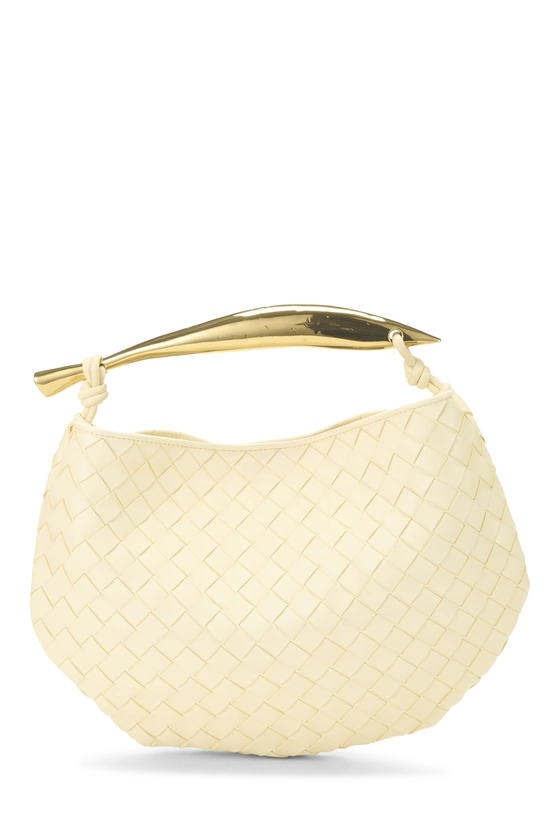 Yellow Intrecciato Sardine Bag, , large image number 0