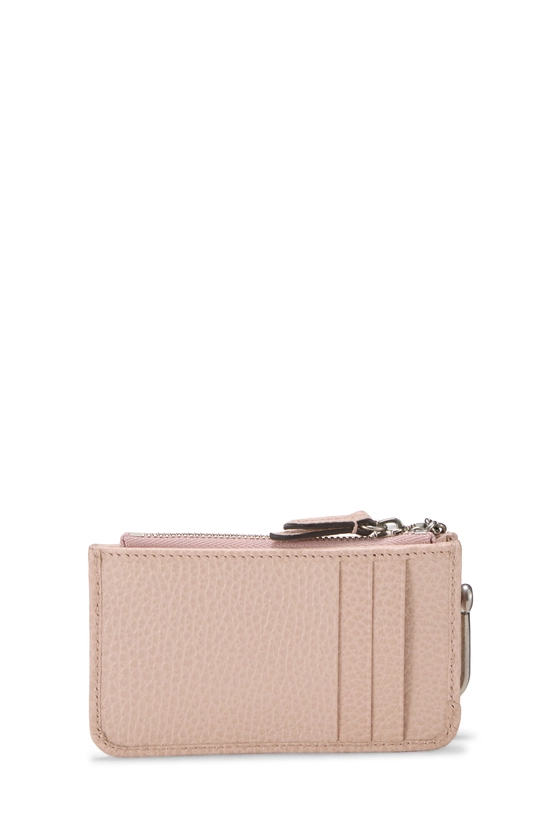 Pink Leather Card Holder, , large image number 2