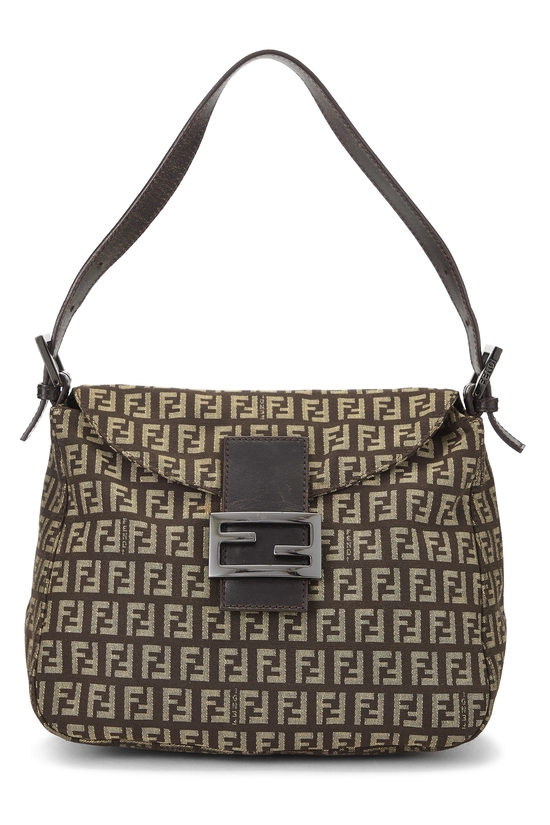 Brown Zucchino Canvas Shoulder Bag, , large image number 0