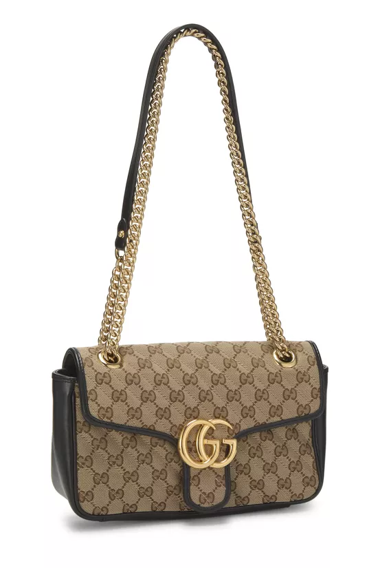 Original GG Canvas Marmont Shoulder Bag Small, , large image number 1