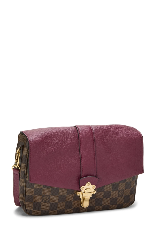 Pink Damier Ebene Clapton Crossbody, , large image number 1