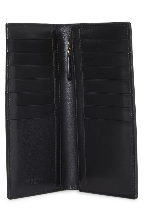 Black Leather Long Wallet, , large image number 3