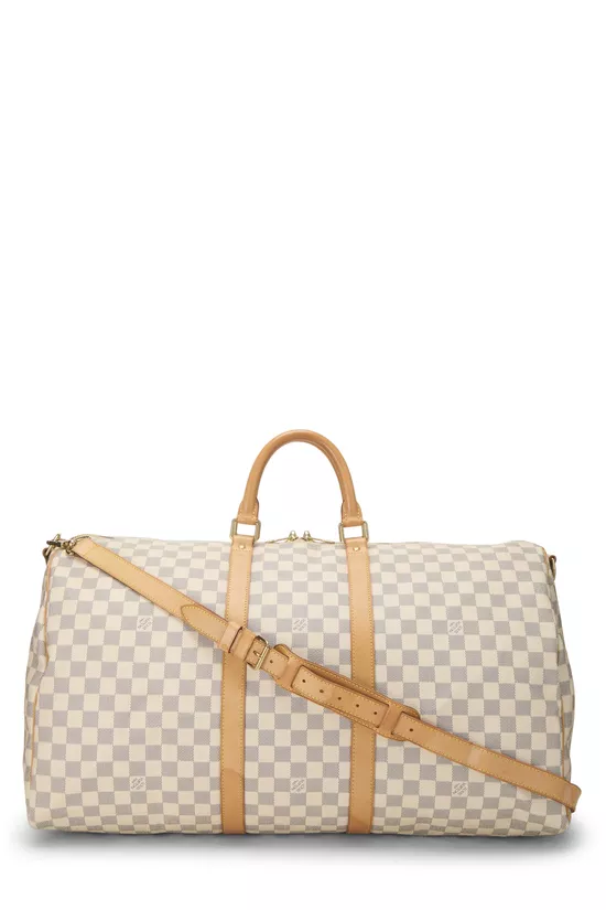 Damier Azur Keepall Bandouliere 55, , large image number 3