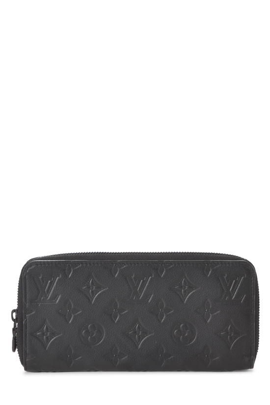 Black Monogram Shadow Zippy Horizontal, , large image number 0