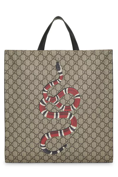 GG Supreme Canvas Kingsnake 2Way Tote Large