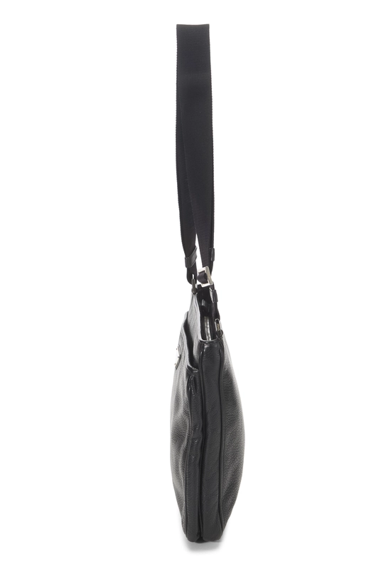 Black Vitello Daino Messenger, , large image number 2